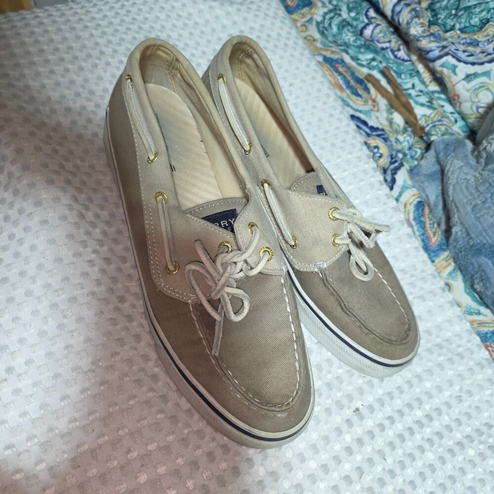 SPERRY WOMENS SZ 8.5 TOP SIDER BOAT SHOES